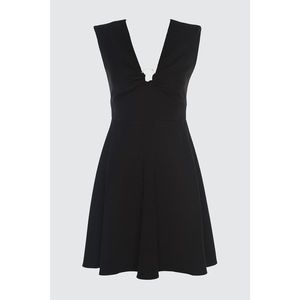 Trendyol Black Collar Detailed Dress vyobraziť