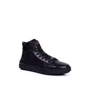 Men's Sneakers Leather Shoes GOE Black GG1N3019 vyobraziť
