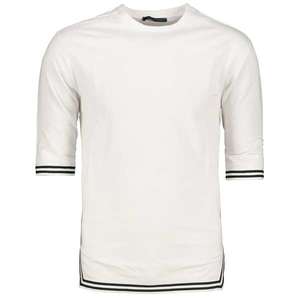 Trendyol White Male Regular Fit Sweatshirt Strip Detail vyobraziť