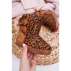Children's Snow Boots With Fur Leopard Fiona vyobraziť