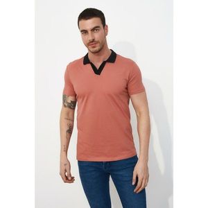 Trendyol Rose Dry Men's Slim Fit Short Sleeve Polo Neck T-shirt vyobraziť