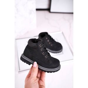 Children's boots warm black Moa vyobraziť