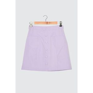 Trendyol Lila Button Detail Skirt vyobraziť