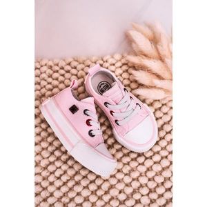 Children's Classic Low Sneakers BIG STAR HH374197 Pink vyobraziť