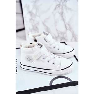 Children's Shoes Sneakers Big Star Warm White GG374033 vyobraziť