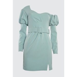 Trendyol Mint Belt Dress vyobraziť