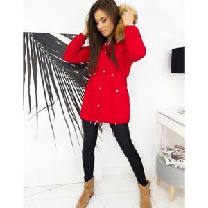 Red INETTA women's winter parka jacket TY1602 vyobraziť