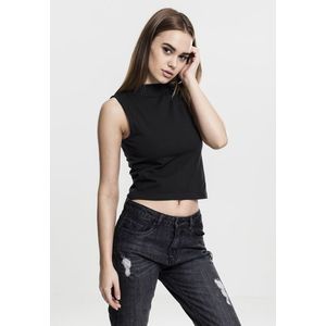 Dámske čierne tielko Urban Classics Ladies Turtleneck Short Top Pohlavie: dámske, Size US: XS vyobraziť