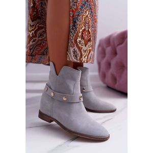 Women’s Boots Laura Messi 1890 Leather Grey Darmah vyobraziť