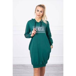 Dress with reflective print green vyobraziť
