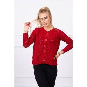 Buttoned sweater red vyobraziť