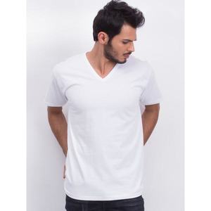 White men´s V-neck t-shirt vyobraziť