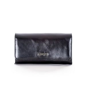 Black women´s wallet made of natural leather vyobraziť