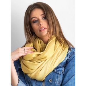 Yellow wide striped scarf vyobraziť