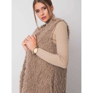 Dámska vesta Fashionhunters Fur detailed vyobraziť