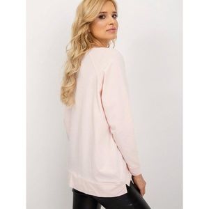Light pink oversize sweatshirt vyobraziť