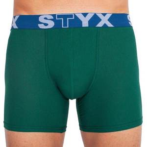 Men's boxers Styx long sports rubber dark green (U1066) vyobraziť