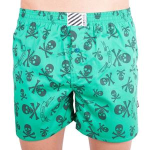 Men's shorts Infantia green with print PTKG47 vyobraziť