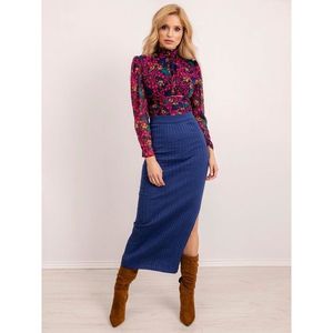 Blue BSL knitted skirt vyobraziť