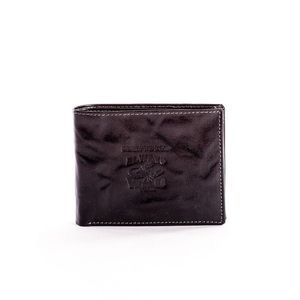 Men´s black wallet with shading vyobraziť