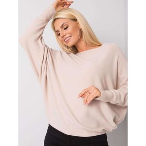SUBLEVEL Light beige oversize sweater vyobraziť