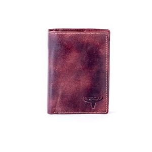Shaded brown leather wallet vyobraziť