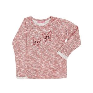 Maroon sweatshirt for a girl with butterflies vyobraziť