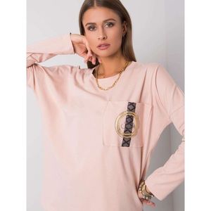 Dusty pink cotton blouse vyobraziť