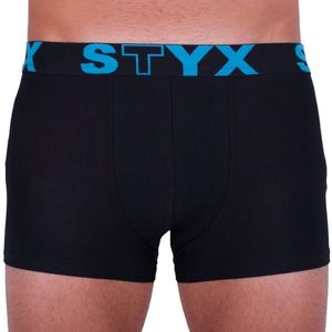 Men's boxers Styx sports rubber oversize black (R961) vyobraziť