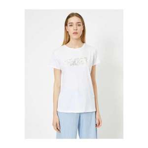 Koton Pearl Detail T-shirt vyobraziť