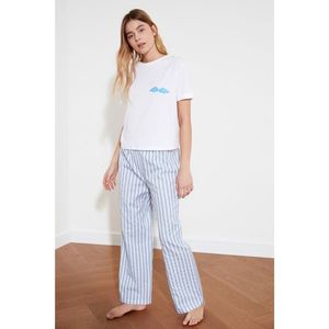 Trendyol Blue Striped Pajama Set vyobraziť