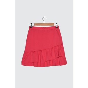 Trendyol Fuchsia Mini Knitted Skirt vyobraziť