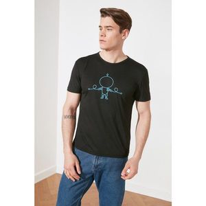 Trendyol Black Male T-Shirt vyobraziť