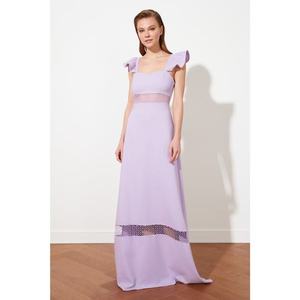 Trendyol Lilac Waist Detail Evening Dress & Graduation Dress vyobraziť