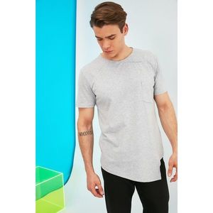 Trendyol Grey Male T-Shirt vyobraziť