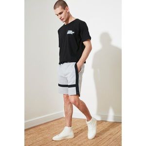 Trendyol Grey Men's Regular Fit Shorts & Bermuda vyobraziť