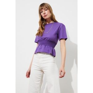 Trendyol Purple Knitted Blouse vyobraziť