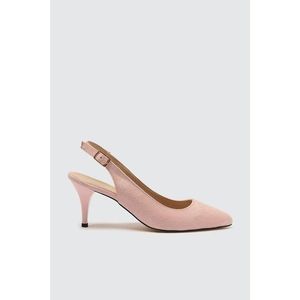 Trendyol Pink Suede Women's Classic Heels vyobraziť