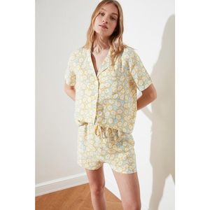 Trendyol Floral Patterned Woven Pyjama Set vyobraziť