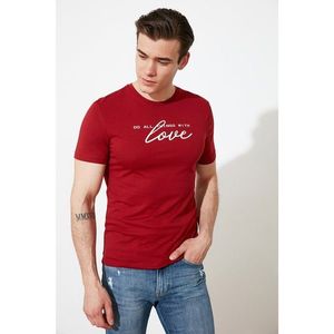 Trendyol Claret Red Men's T-Shirt vyobraziť