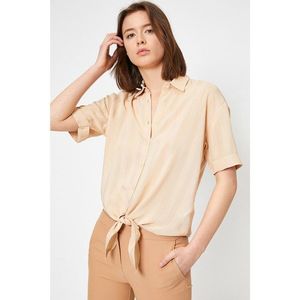 Koton Women Ecru Button Detailed Shirt vyobraziť