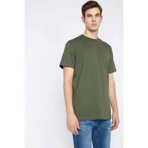 Koton Men's Green Crew Neck Short Sleeve T-Shirt vyobraziť