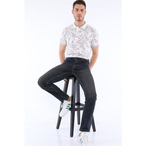 P0401 DEWBERRY MEN'S JEANS-LACİVERT vyobraziť