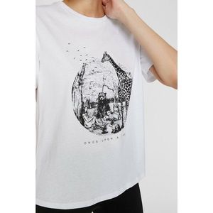 Koton Women's Ecru Love T-Shirt - Eva Karabudak Design vyobraziť