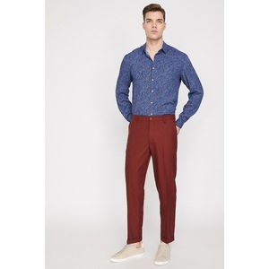 Koton Men's Red Pocket Detailed Trousers vyobraziť