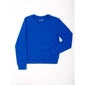 Basic cobalt sweatshirt for teenagers vyobraziť