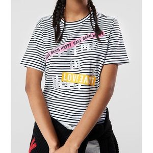 Women's T-shirt Trendyol Striped vyobraziť