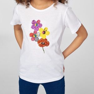 Girl's T-shirt Trendyol Flower vyobraziť