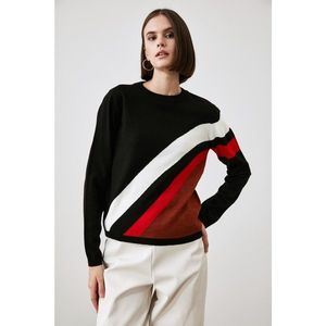 Trendyol Black Block Knitwear Sweater vyobraziť