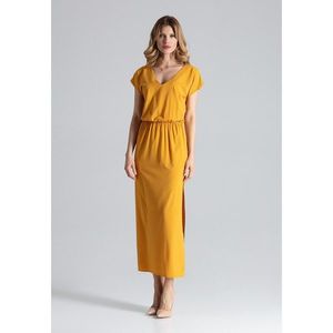 Figl Woman's Dress M668 Mustard vyobraziť